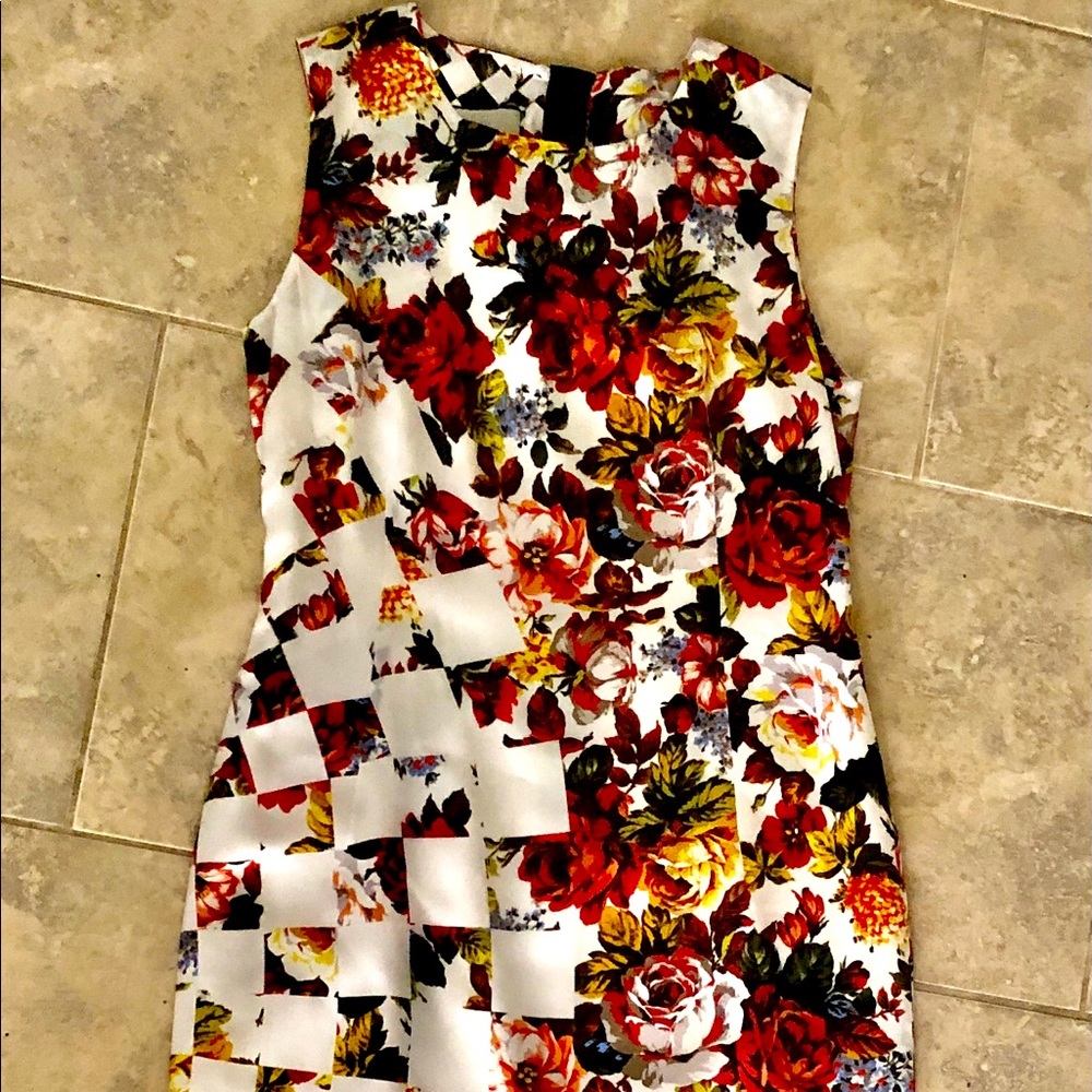 Paul Smith Silk floral sleeveless sheath dress